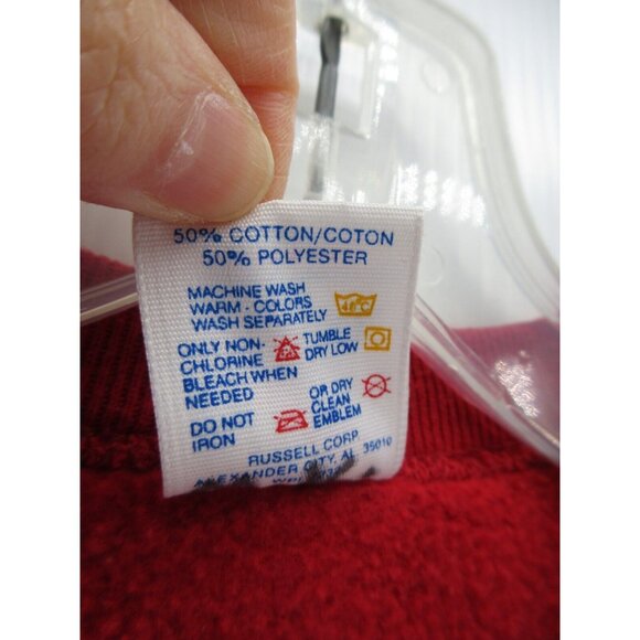 VINTAGE Jerzees Sweatshirt XL Pullover 80s 90s Blank Casual Crewneck - Picture 9 of 10